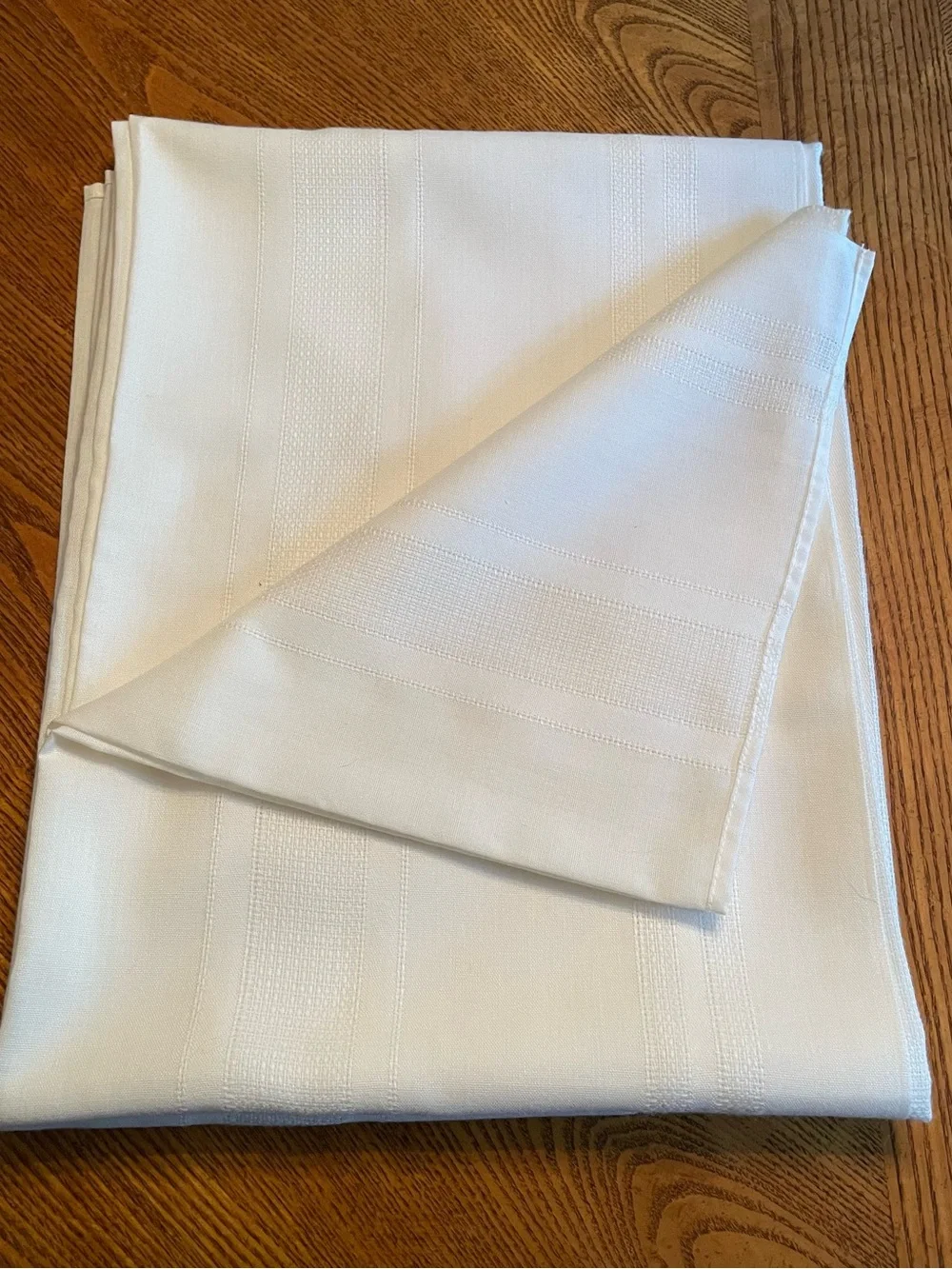 White Decorative Tablecloth
